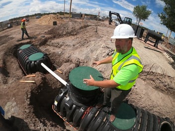 Installing a pressurized mound system on the Navajo Nation