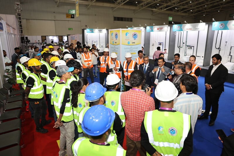 2026 IPA Bathroom Challenge listening to speakers