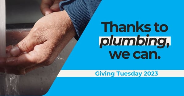 Giving Tuesday Thanks to Plumbing graphic